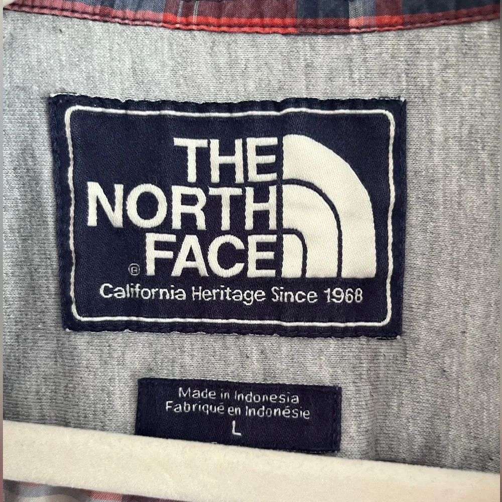 The North Face California Heritage Plaid Long Sleeve Button Down Shirt Men's L